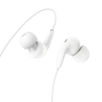 EAR-008 სადენიანი ყურსასმენი Type-C 120 სმ, მიკროფონით, სუფთა ხმის ხარისხით